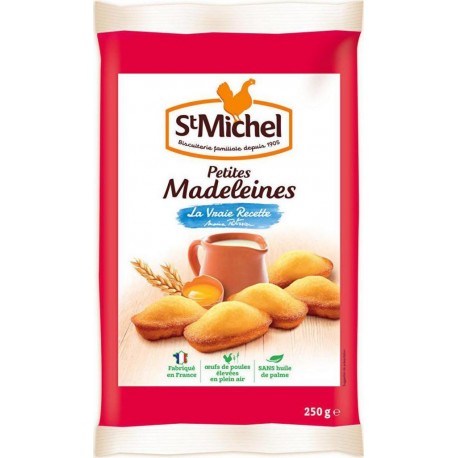 St Michel Petites Madeleines nature 250g (lot de 2)