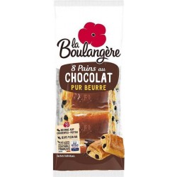Pain au chocolat La Boulangère Pur beurre x8 400g