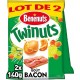 Bénénuts Twinuts Cacahuètes goût Bacon 2x140g 280g