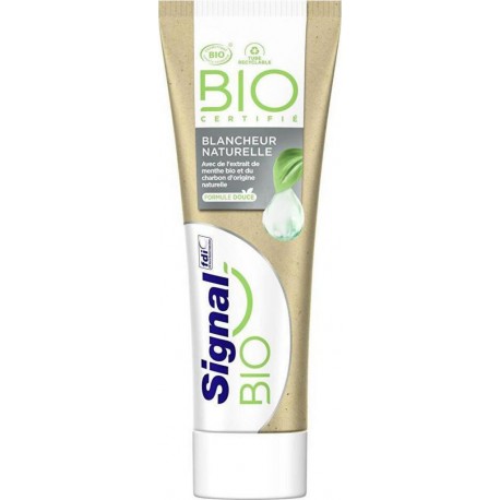 Signal Dentifrice blancheur naturelle Bio 75ml