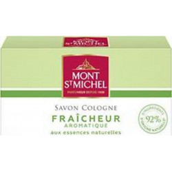 MONT ST MICHEL Savon Cologne fraîcheur aromatique aux essences naturelles 125g