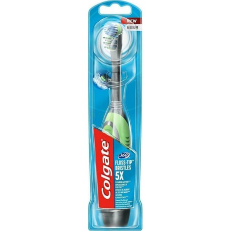 Colgate Brosse à dents à piles 360° Sonic Brosse-langue brosse à dents
