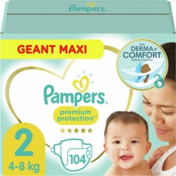 Pampers Couches Premium Protection Taille 2 GEANT MAXI x104