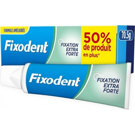 FIXODENT Fixation Extra Forte Neutral 70,5g (lot de 3) tube 70g