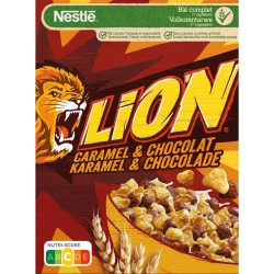 NESTLE CEREALES LION Caramel & Chocolat 400g