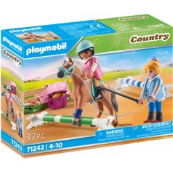 PLAYMOBIL COUNTRY CAVALIERE CHEVAL MONITRIC 71242