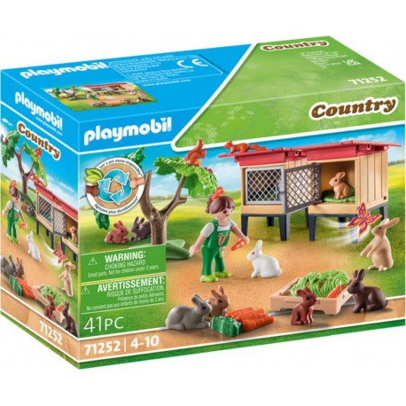 PLAYMOBIL COUNTRY ENFANT ET LAPINS 71252