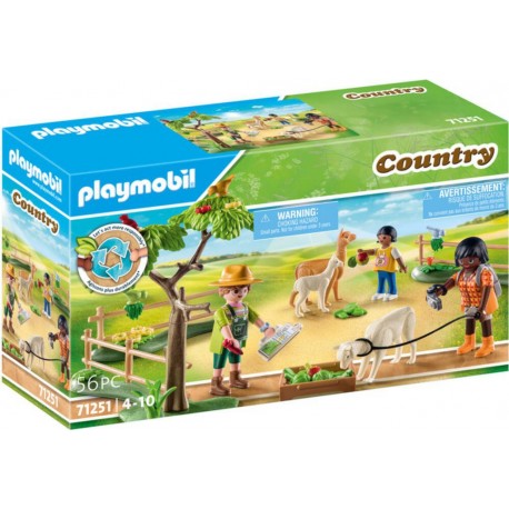 PLAYMOBIL COUNTRY RANDONNEURS ET ALPAGAS 71251