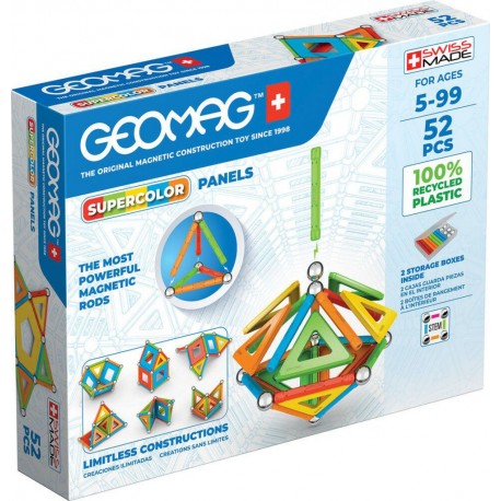 GEOMAG PANNEAUX SUPERCOLOR RECYCLES 52 PIECES