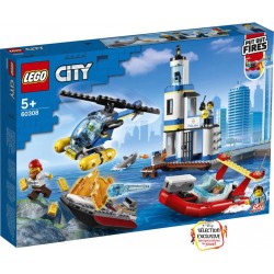 LEGO CITY 60308 LES GARDES-COTES ET LES MARINS-POMPIERS EN MISSION