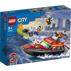 LEGO® CITY 60373 LE BATEAU DE SAUVETAGE DES POMPIERS