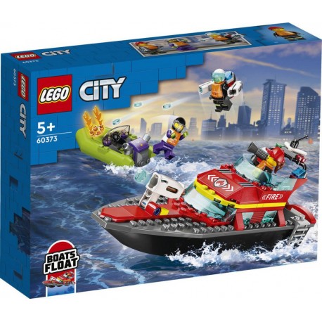 LEGO® CITY 60373 LE BATEAU DE SAUVETAGE DES POMPIERS