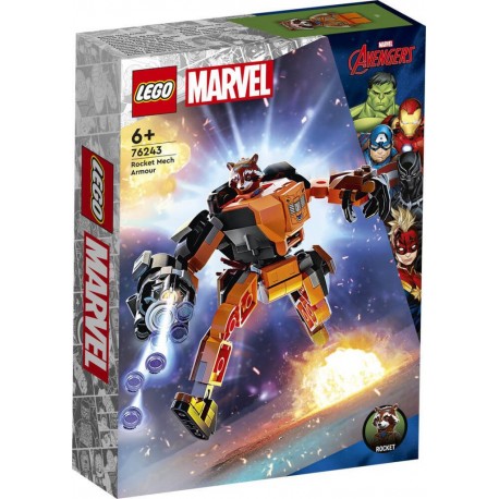 LEGO® MARVEL SUPER HEROES™76243 L’ARMURE ROBOT DE ROCKET