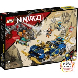 LEGO® NINJAGO 71776 LA VOITURE DE COURSE DE JAY ET NYA EVOLUTION