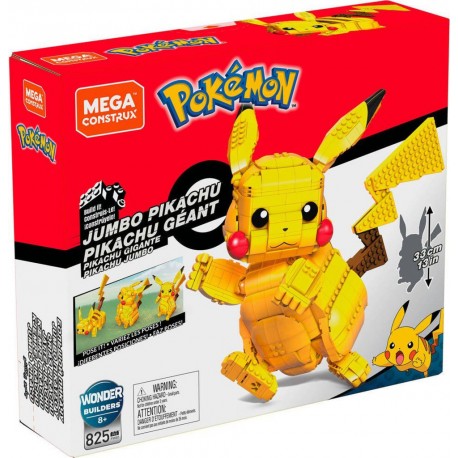 MEGA PIKACHU GEANT A CONSTRUIRE 30 CM POKEMON