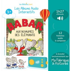 LUNII ALBUM AUDIO BABAR AUX ROYAUMES DES ELEPHANTS