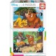 EDUCA 2 PUZZLES DE 20 PIECES ANIMAUX DE DISNEY