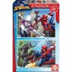 EDUCA 2 PUZZLES DE 48 PIECES SPIDERMAN