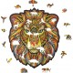 SIDJ LE LION MAJESTUEUX PUZZLE EN BOIS