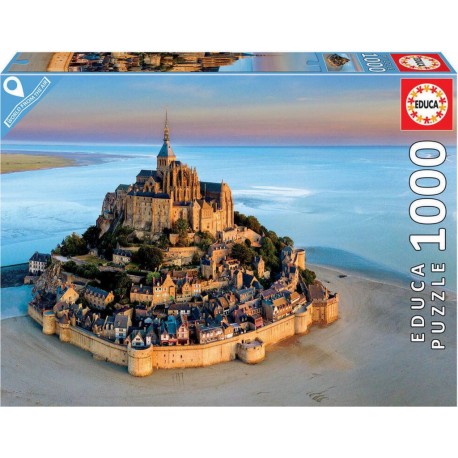 EDUCA PUZZLE 1000 PIECES MONT SAINT MICHEL