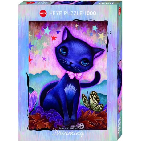 HEYE PUZZLE 1000 PIECES DREAMING BLACK KITTY HEYE