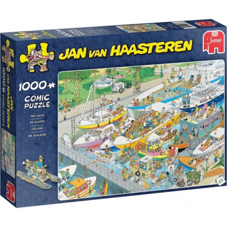 JUMBO PUZZLE 1000 PIECES THE LOCKS JAN VAN HAASTEREN