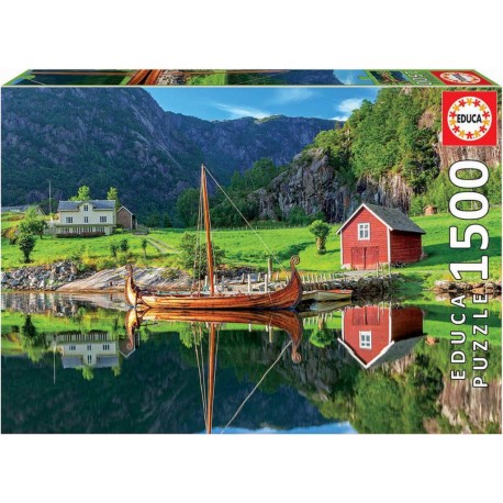 EDUCA PUZZLE 1500 PIECES BATEAU VIKINg