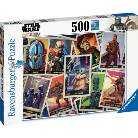 RAVENSBURGER PUZZLE 500 PIECES BABY YODA STAR WARS MANDALORIAN