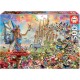 EDUCA PUZZLE 500 PIECES FEES ET PAPILLONS