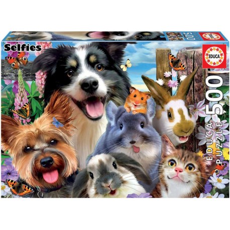 EDUCA PUZZLE 500 PIECES FUNNY SELFIE