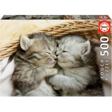 EDUCA PUZZLE 500 PIECES DOUX CHATONS