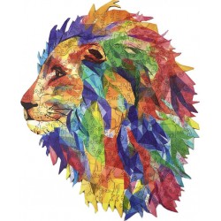 SIDJ PUZZLE EN BOIS LE LION MOZAIK