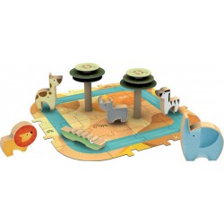 SASSI PUZZLE EN BOIS SAVANE