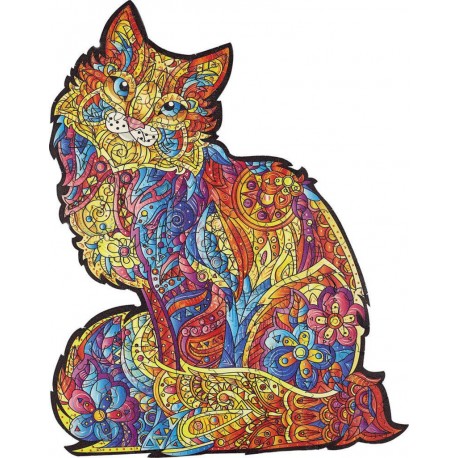 SIDJ PUZZLE EN BOIS - LE TENDRE CHAT 119 PIECES BOIS