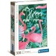 CLEMENTONI PUZZLE FANTASTIC ANIMALS FLAMANTS ROSES 500 PIECES