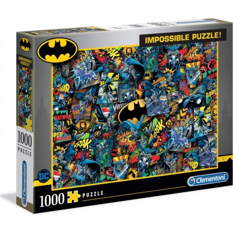 CLEMENTONI PUZZLE IMPOSSIBLE 1000 PIÈCES BATMAN