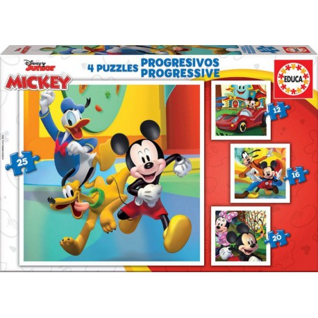 EDUCA PUZZLES PROGRESSIFS MICKEY ET FRIENDS