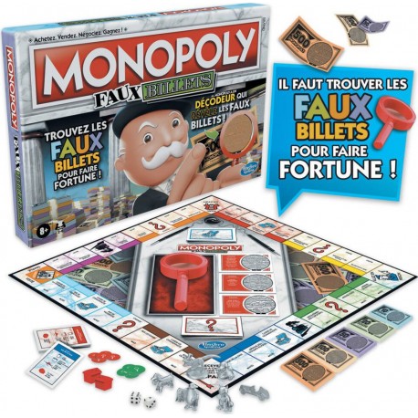 HASBRO MONOPOLY FAUX BILLETS