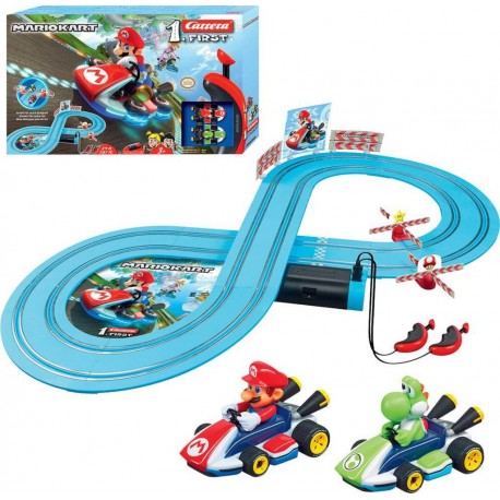 CARRERA CIRCUIT ET VOITURES FIRST 1:50 NINTENDO MARIO KART