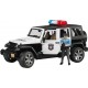 BRUDER JEEP WRANGLER UNLIMITED RUBICON POLICE AVEC POLICIER