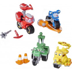 TOMY RICKY ZOOM PERSONNAGE À 2 ROUES AVEC ACCESSOIRE