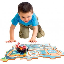 SIDJ SET CIRCUIT PUZZLE HOT WHEELS