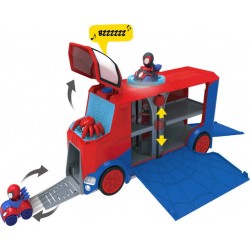 SIDJ SPIDEY AND HIS AMAZING FRIENDS MARVEL - VEHICULE TRANSPORTEUR A FONCTION SPIDEY