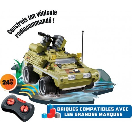 ALPHA VÉHICULE MILITAIRE TRUCK RADIOCOMMANDE 370 PIECES