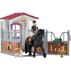 SCHLEICH BOX POUR CHEVAUX TORI ET PRINCESS