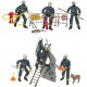 TEAM COFFRET ASSORTIMENT FIGURINE OPERATION DE SECOURS POMPIERS