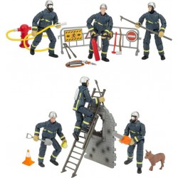 TEAM COFFRET ASSORTIMENT FIGURINE OPERATION DE SECOURS POMPIERS