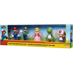 JAKKS COFFRET DE 5 FIGURINES MARIO ET SES AMIS SUPER MARIO