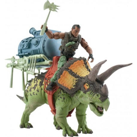 SIDJ DINOSAURE TRICERATOPS INVINCIBLE + FIGURINE JURASSIC CLASH