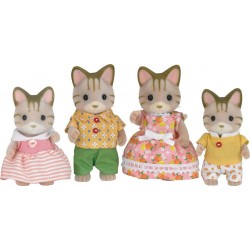 SYLVANIAN FAMILLE CHAT TIGRE FAMILLES